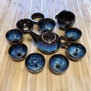 Набор сунской посуды для чайной церемонии с кейсом. Photo 3